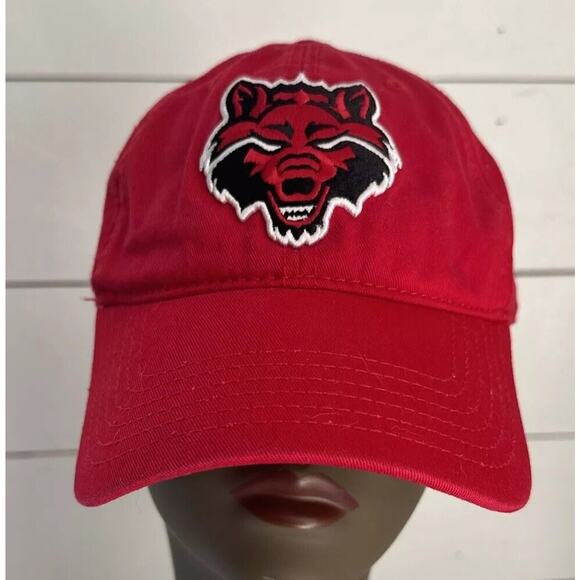 Arkansas State Red Wolves Hat Cap Relaxed Fit 3D Logo Tail Gate’n Gear Strapback - Picture 1 of 6